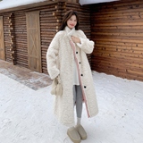 【新款】双面穿粉色皮毛一体2583-P265-K398，女装派克服，柏妮丝绮