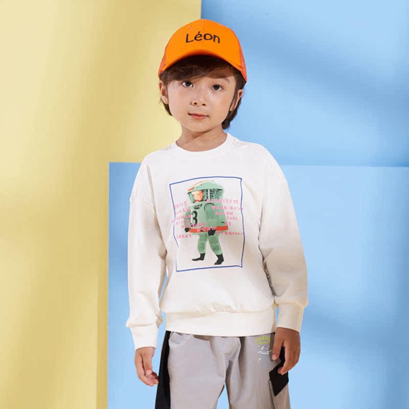 圆领卫衣时尚卡通风A类打底衫