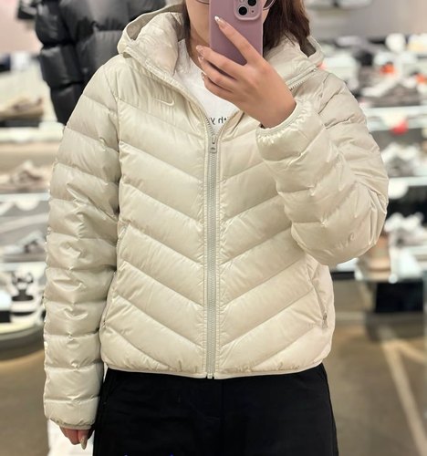 耐克正品女士保暖连帽运动休闲羽绒服外套HV5106-072