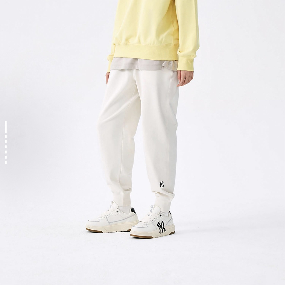 MLB2025新款男女情侣时尚休闲运动束脚长裤3APTB0151-50CRS