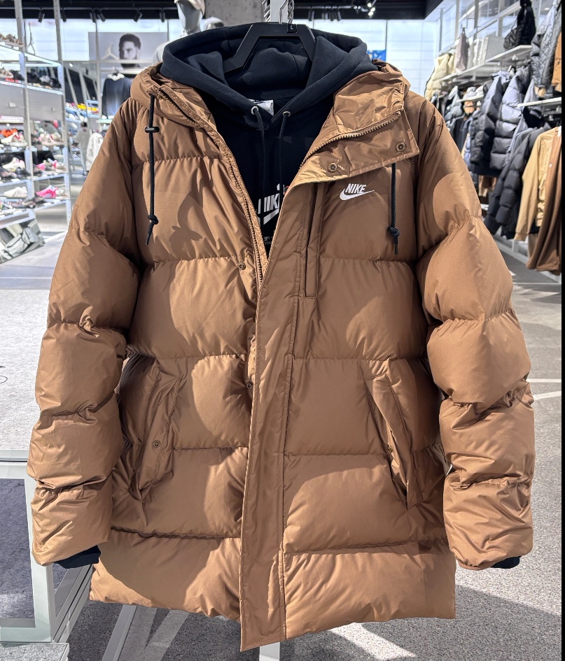 耐克正品男子冬季运动休闲保暖连帽羽绒服IB2974-235