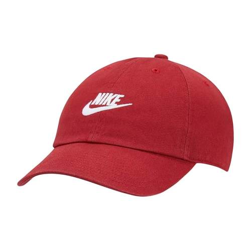 Nike 简约刺绣 鸭舌帽 男女 石榴红 透气拼接个性滑扣 913011-690