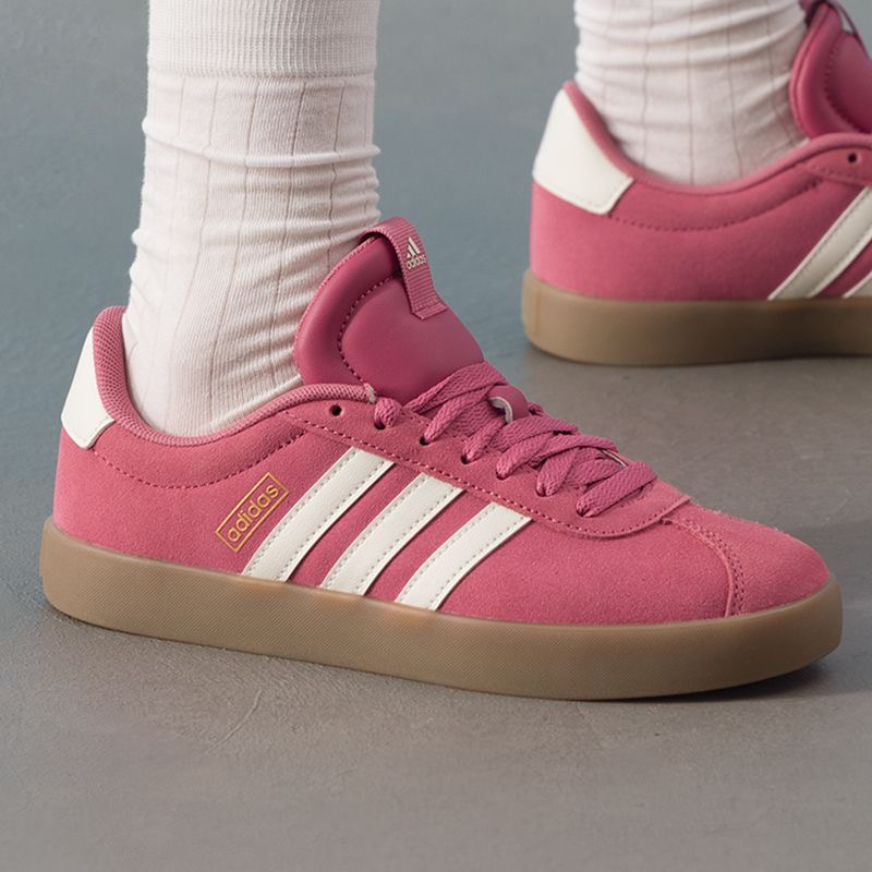 阿迪达斯女鞋2025夏季新款网球运动鞋复古低帮休闲鞋板鞋KI0561
