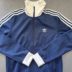 adidas originals 三条纹拼色立领长袖夹克外套 男 夜蓝色 IP0418