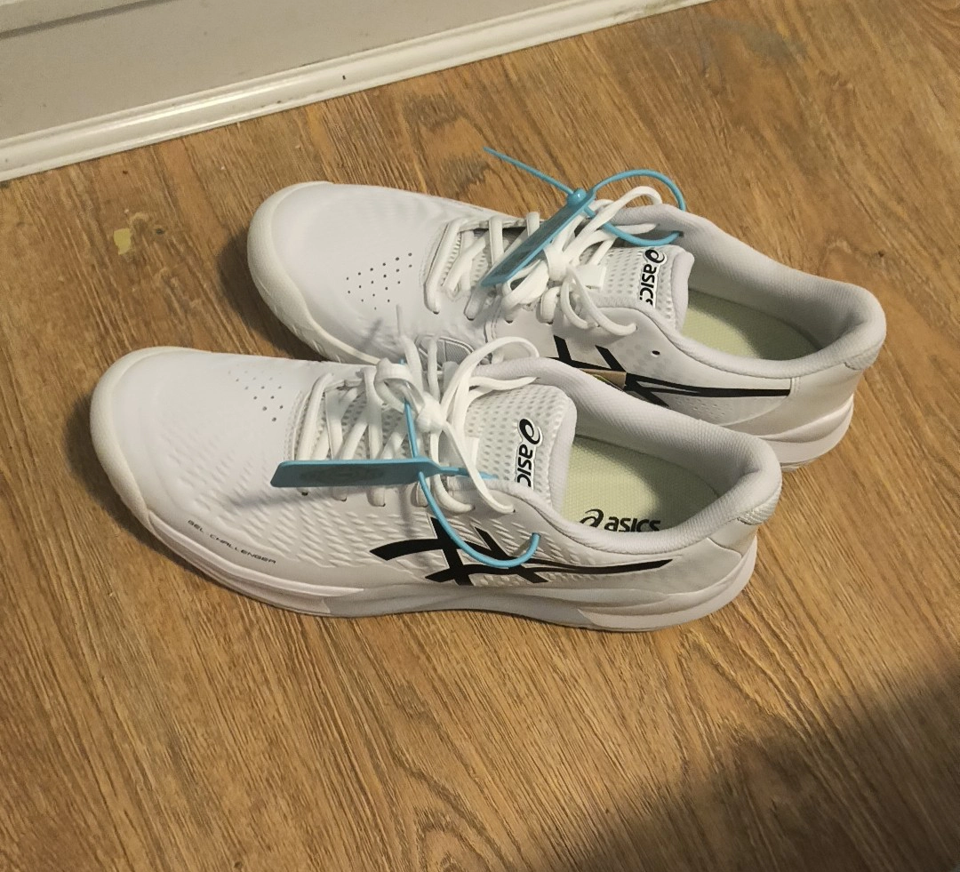 Asics Gel-Challenger 14舒适百搭低帮网球鞋男款白1041A405-101