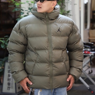 宽松保暖棉服HV0533 运动休闲短款 222 男子立领冬季 耐克正品