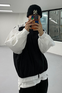 1110-J143-P105  2025春夏季新品夹克棒球服休闲防晒拼接外套图片