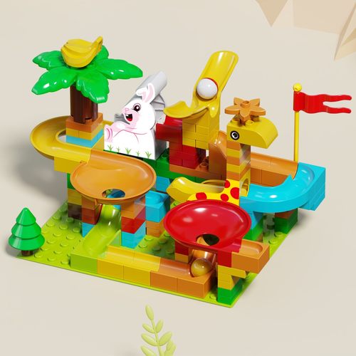 儿童大颗粒积木桌益智拼图3到6岁