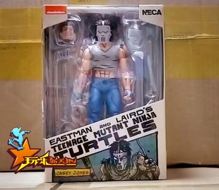 现货 正版 国行NECA忍者神龟漫画版棒球男凯西人偶模型手办摆件