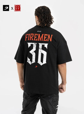 【BOXRAW】Teddy Atlas Firemen Oversized T-Shirt 拳击T恤大码