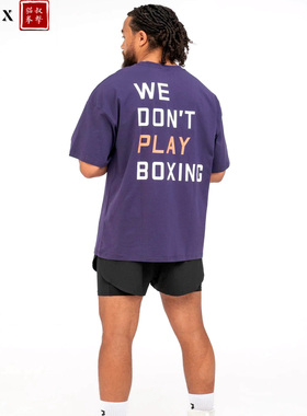 【BOXRAW】We don't Play Boxing 2025新款 拳击T恤大码