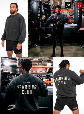 【BOXRAW】Sparring Club Oversized Sweatshirt 长袖运动衫