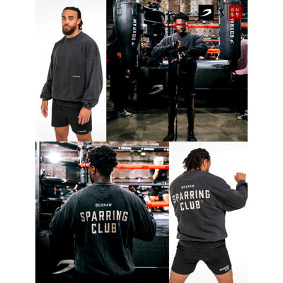 【BOXRAW】Sparring Club Oversized Sweatshirt 长袖运动衫