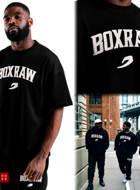 【BOXRAW】East Street Oversized T-Shirt美式街头运动休闲短袖
