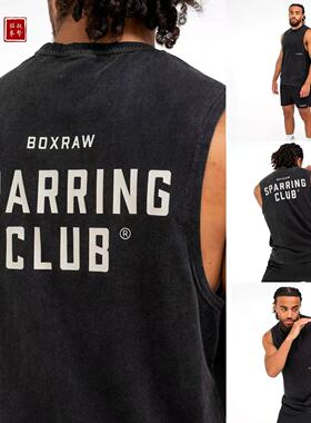 【BOXRAW】Sparring Club Tank 拳击 运动健身训练背心