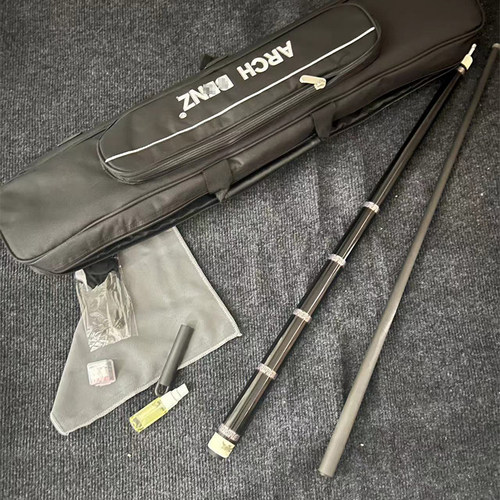 赛级杆 征途3分体杆慢八牙复刻镶嵌银环台球杆大头杆黑八图三兹03