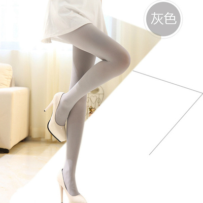 中压瘦腿袜60D微透竖纹连裤袜