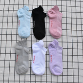 女士船袜纯棉夏季 网眼吸汗透气糖果色短袜外贸袜子浅口袜
