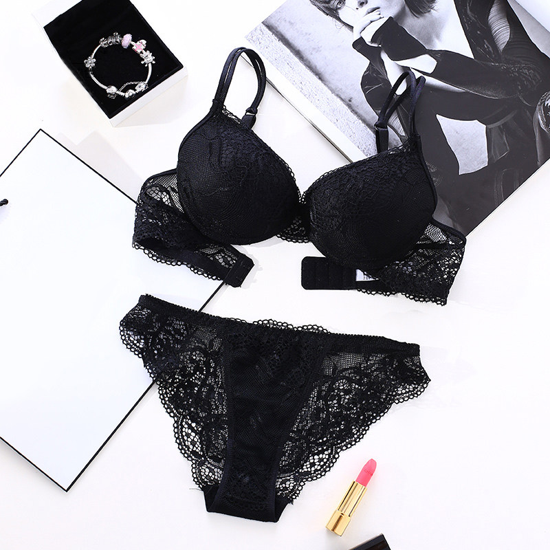 Europe and America Autumn Thin section sexy Lace Embroidery Bras Underwear suit lady Small chest Gather sexy Temptation Brain the Lingerie/Men's underwear/Tracksuit , Bra  category - from Buy2taobao.com to provide professional Taobao agent buy service