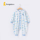 童泰春秋夏季 婴幼儿纯棉双层男女宝宝睡衣睡裙睡袍小孩子分腿睡袋