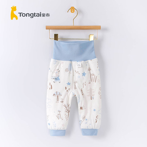 童泰秋冬季夹棉保暖高腰裤