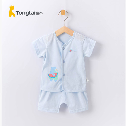 童泰夏天宝宝纯棉家居套装