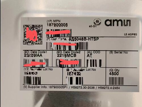 AMS/艾迈斯AS5048B-HTSP原装