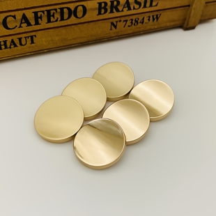 高档异形大衣风衣纽扣简约金色毛呢外套西装 扣子皮草毛衣上衣钮扣