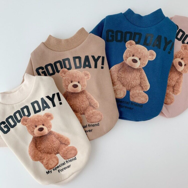 秋冬韩版狗狗宠物泰迪衣服用品比熊抓绒卫衣厂家猫猫咪狗衣服