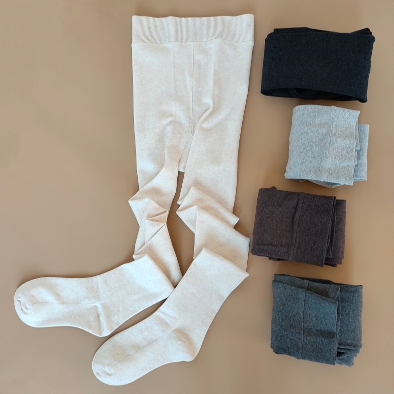 棉薄绒连裤袜春秋平纹中厚弹力加裆修身显瘦打底裤舒适高腰燕麦白,女士内衣/男士内衣/家居服,连裤袜/打底袜,淘宝优惠券,粉丝福利购,淘宝优惠卷