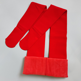 秋冬季 女新娘结婚加绒加厚外穿本命年礼物高腰保暖长大红色打底裤