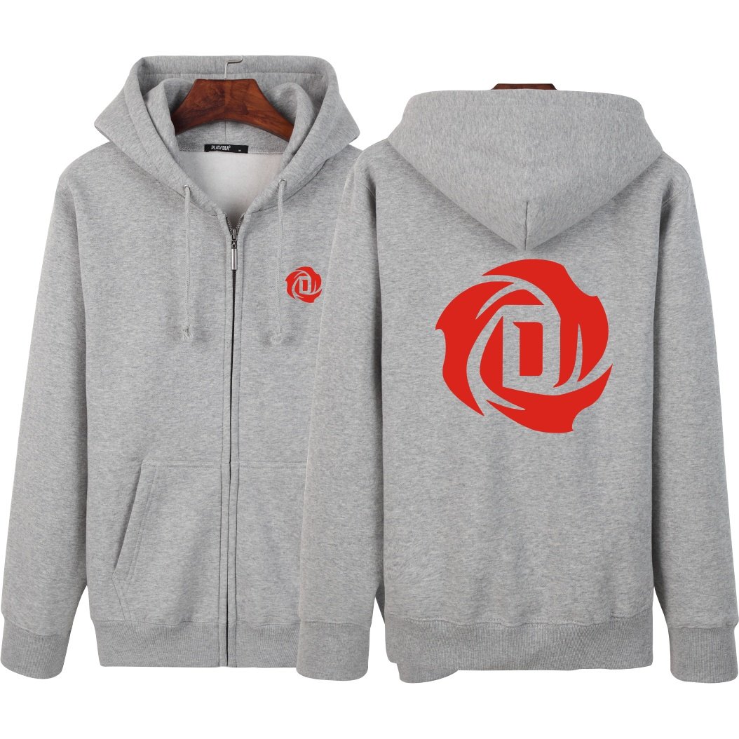 罗斯篮球运动卫衣拉链开衫外套男