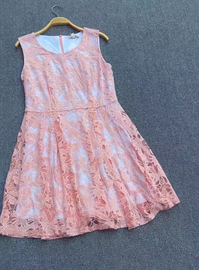 柜上499  蕾丝小洋装无袖连衣裙 精致好品质W191202 KK