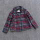 外贸 102码 女童格子毛呢外套 86码 Z050601 含30羊毛 出口