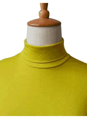 出口长袖高领T恤 莫代尔打底衫 修身显瘦超薄 女  X200401