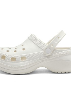 松糕 厚底 洞洞鞋 花园鞋包头凉鞋 女 夏Z050702 GC108