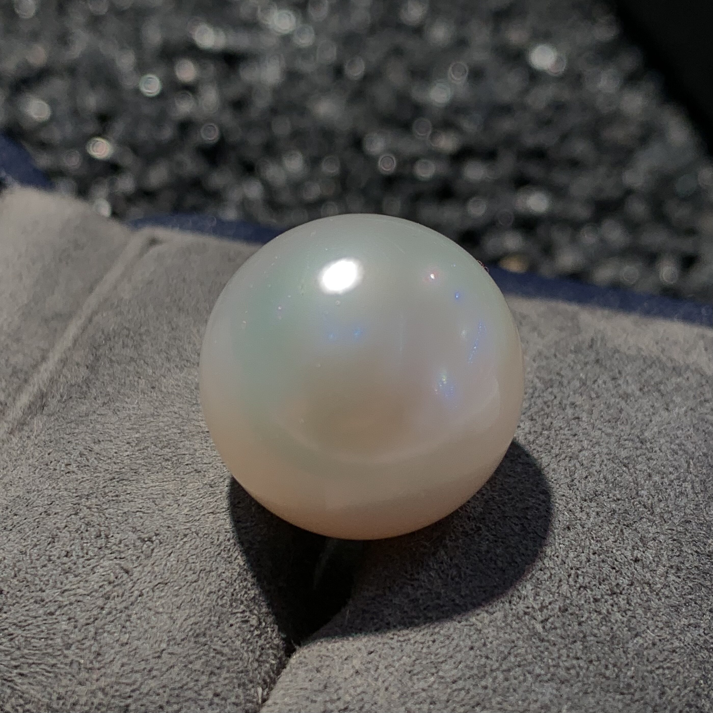 澳白正圆镶嵌吊坠戒指海水珍珠