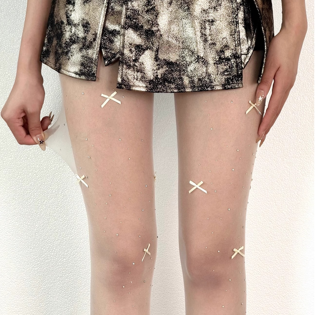 少女Lolita蝴蝶结闪钻美肤袜打底连裤袜芭蕾风纯欲白色丝袜,女士内衣/男士内衣/家居服,连裤袜/打底袜,淘宝优惠券,粉丝福利购,淘宝优惠卷