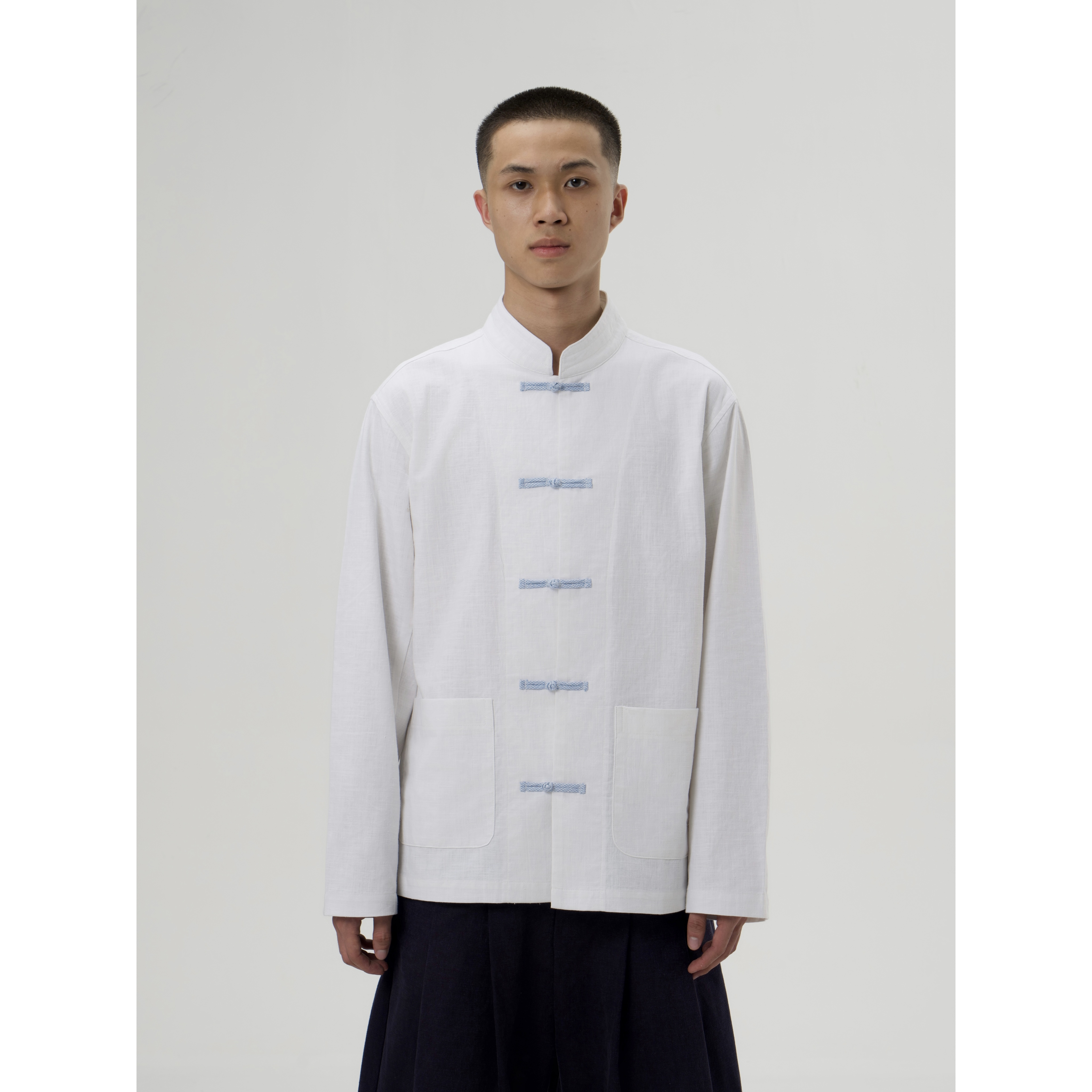 外套YOWSAH中式领四季通用新中式