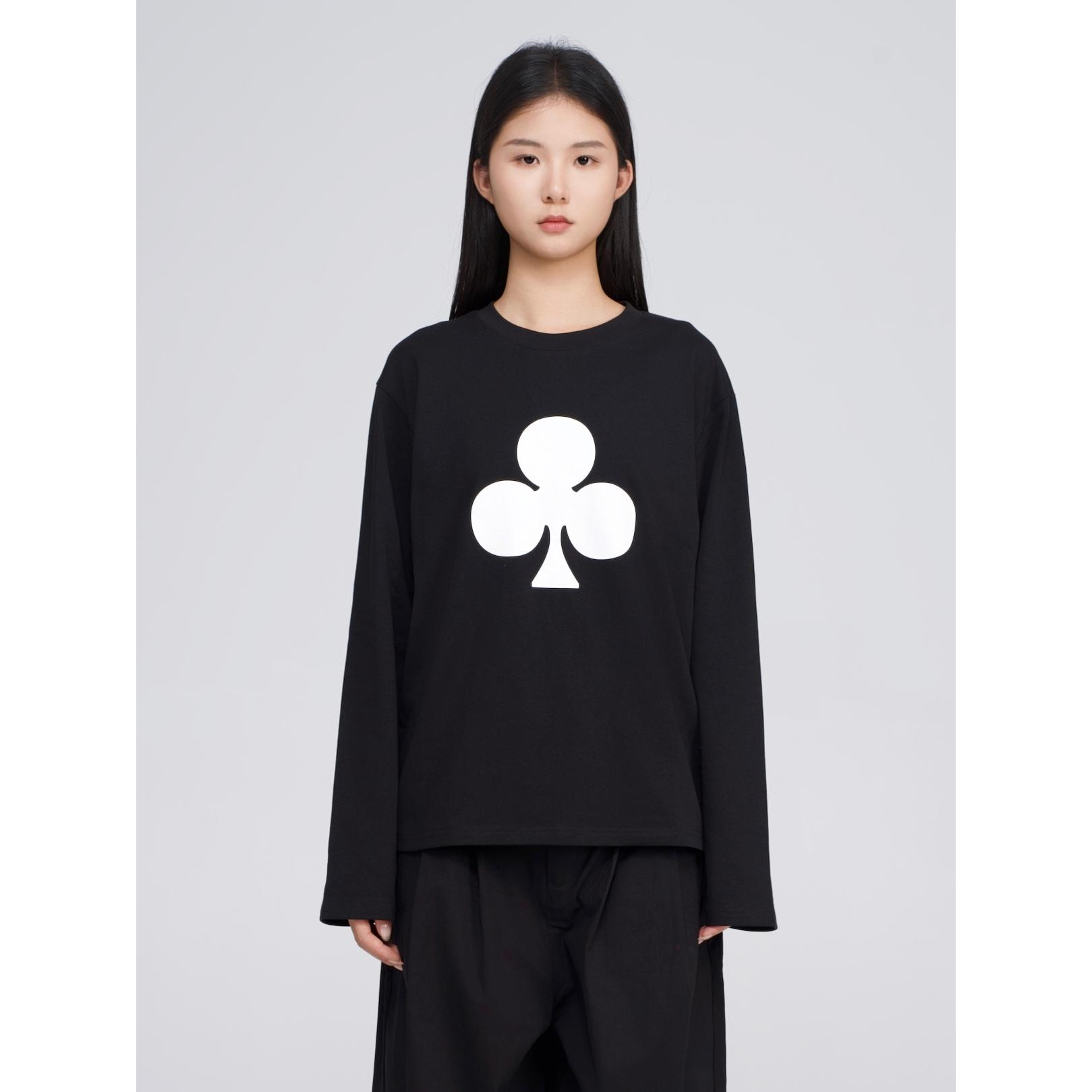 2024秋款圆领宽松舒适印花T恤