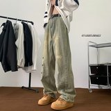 D219A/6161/P55纽扣牛仔裤男港风，男装牛仔裤，电商D256A(原B258A)