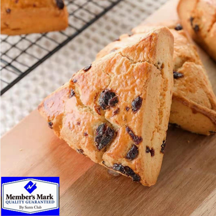 山姆members mark提子蔓越莓司康7个盒装速食早餐下午茶健康零食
