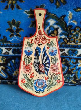 俄罗斯厨房用具公鸡报晓菜板高33厘米宽18厘米