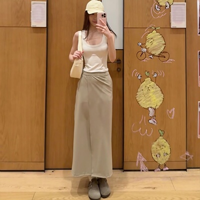 女士高腰长款半身裙包臀性感时尚