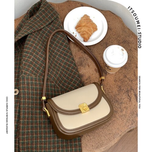 micocah春季新款百搭腋下马鞍包