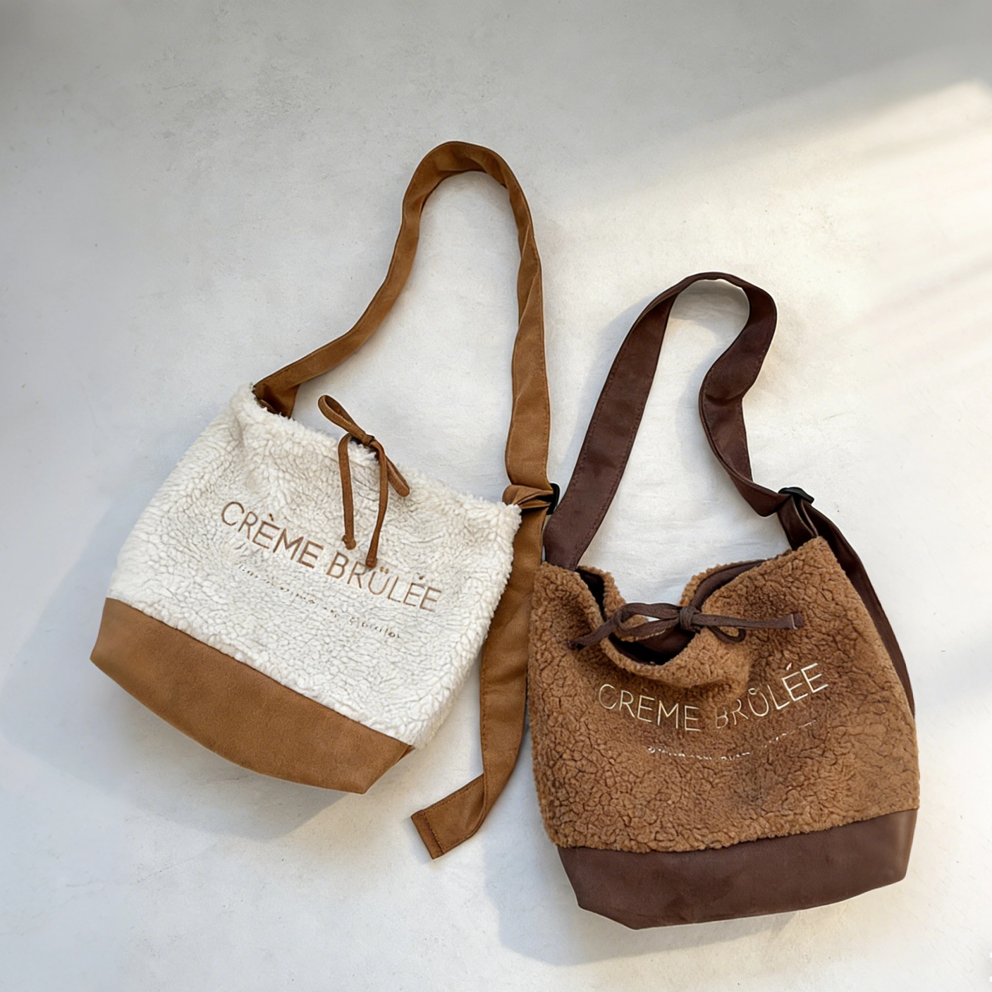 ITSOUMEI2025秋冬毛绒百搭双面拼接时尚单肩斜挎包麂皮羊羔绒卡其,箱包皮具/热销女包/男包,通用款女包,淘宝优惠券,粉丝福利购,淘宝优惠卷