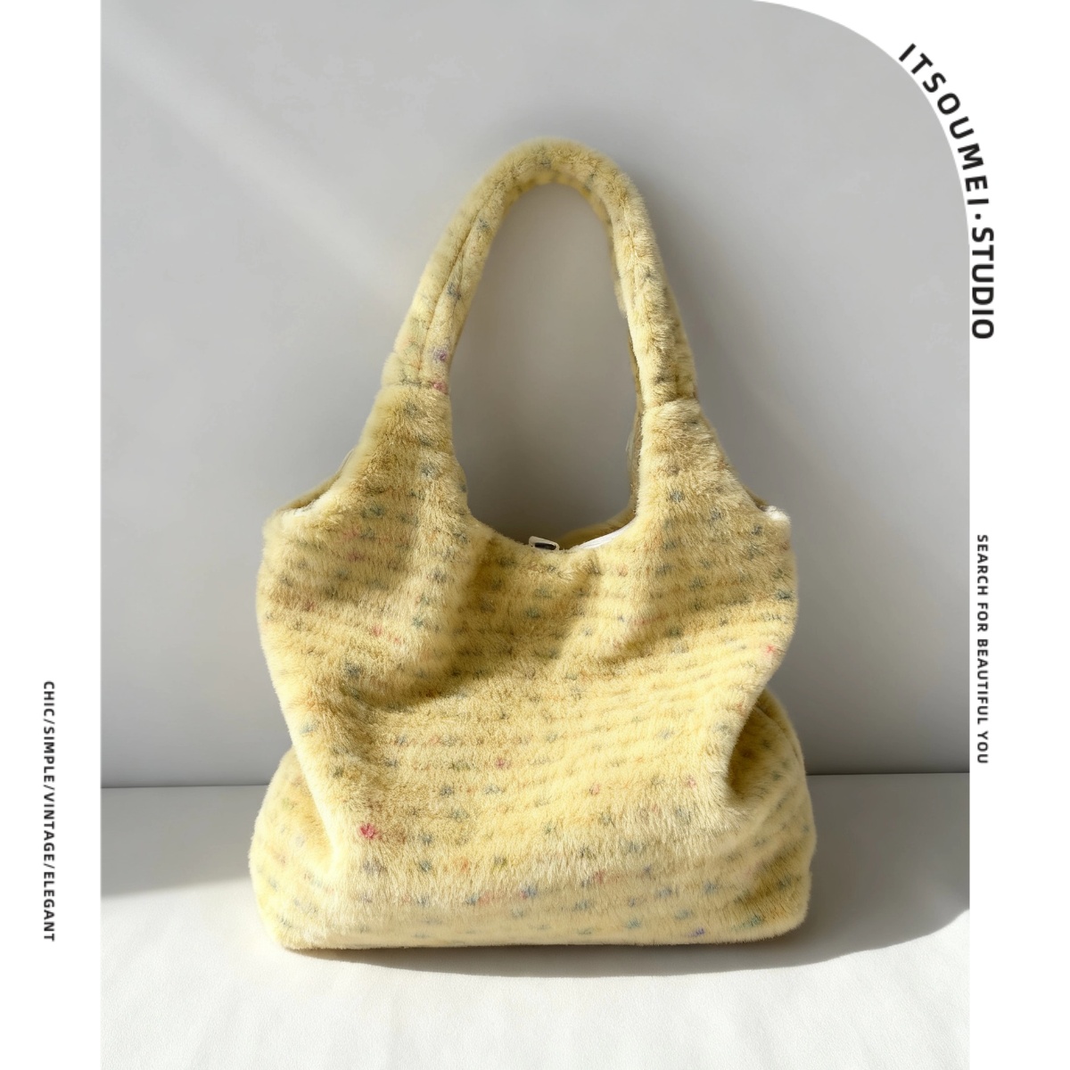 ITSOUMEI秋冬新款毛绒包