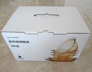 revere美国康宁耐热玻璃餐具件套装 餐具沙拉碗盘礼盒装RWU-8/HC
