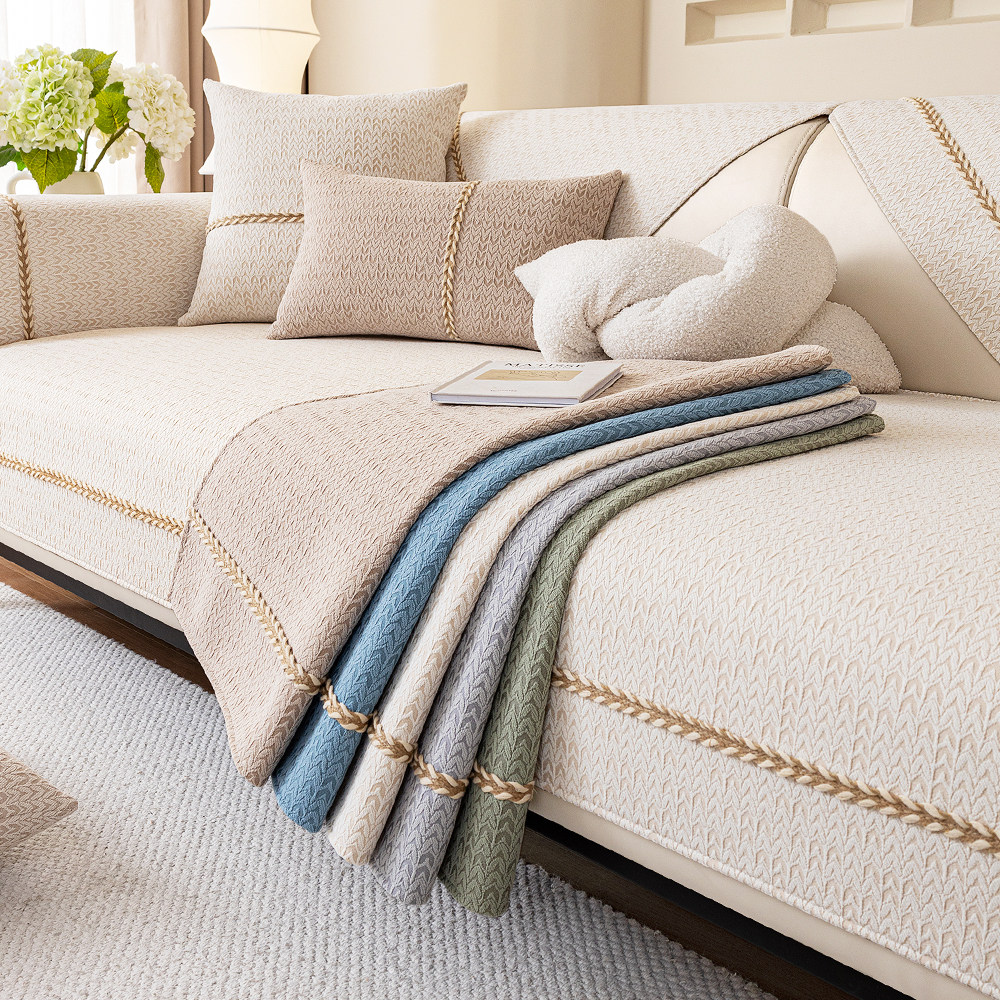 麦穗沙发垫四季通用2024新款雪尼尔高级感坐垫子套罩固定防滑盖布,居家布艺,沙发垫,淘宝优惠券,粉丝福利购,淘宝优惠卷