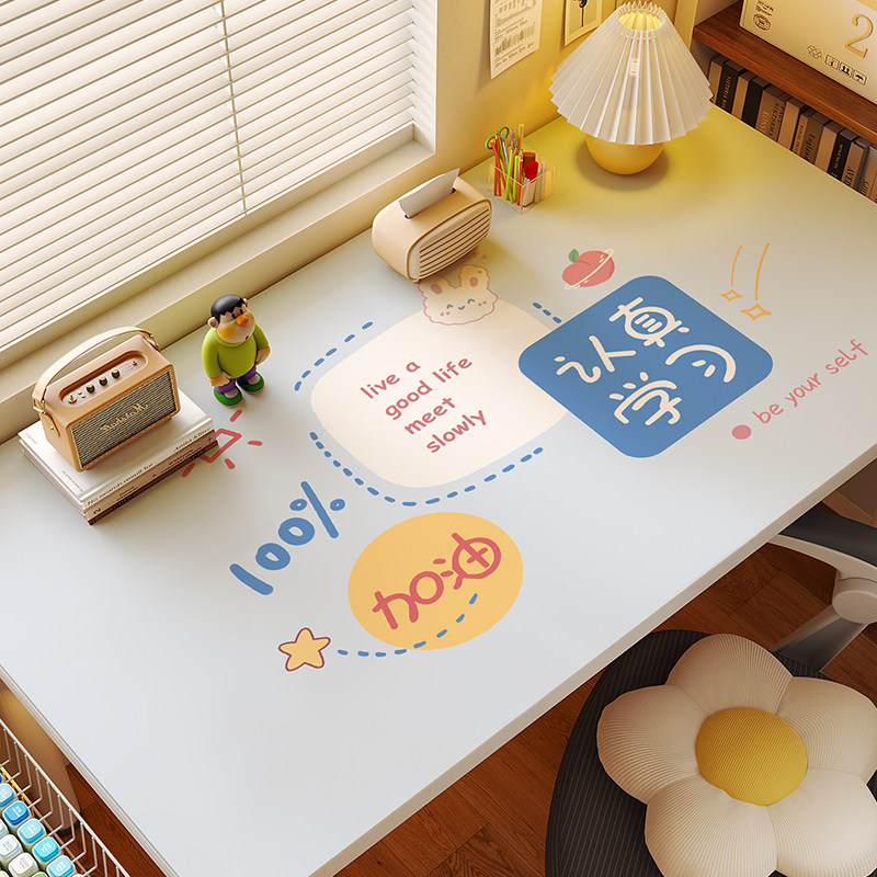 2025新款小学生儿童书桌垫可防水擦洗办公桌学习桌专用桌面保护垫